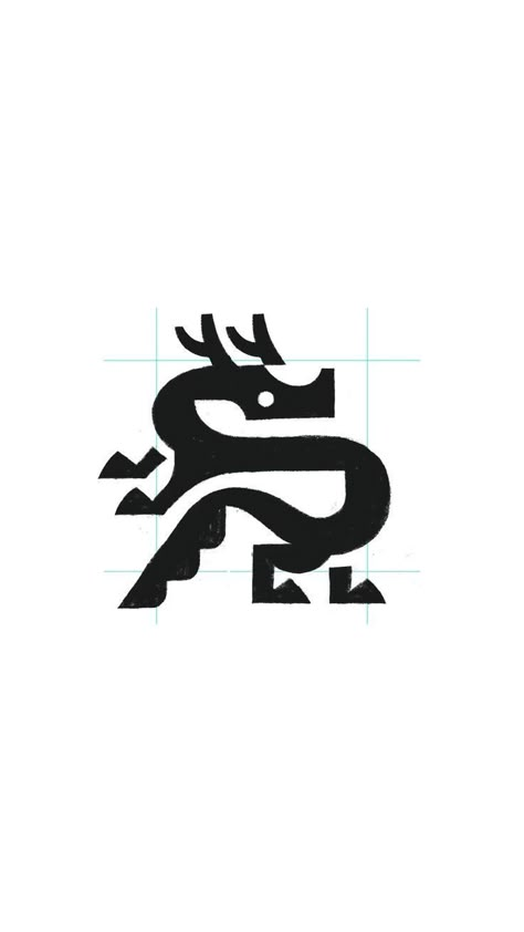 Free Logo Maker | Create Your Logo in 5 Minutes - Fiverr Mythical Asian Dragon creature logomark design sketching process credit: @anhdodes - Anh Do - logo designer ideas & inspiration: dragon, deer, crocodile, reptile, bird, eagle, falcon, horse, sky, flying, Asia, mythology, fantasy, fiction, fairy tale, book, fire, weather, thunder, rain,... Dragon Creature, Logomark Design, Typographie Logo, Bird Eagle, 달력 디자인, Design Sketching, Inspiration Logo Design, Logo Sketches, Desain Buklet