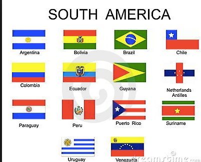 Flags Of South America, South America Countries, Latin American Flags, South American Flags, World Flags With Names, All World Flags, South America Flag, All Country Flags, South America Travel Route