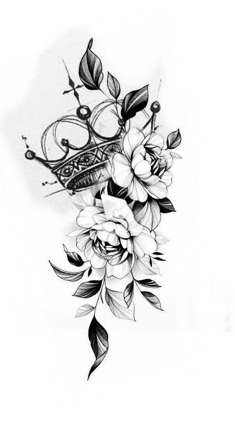 Girly Skull Tattoos Flowers Half Sleeves, 심플한 그림, Forarm Tattoos, Muster Tattoos, Floral Tattoo Sleeve, Forearm Tattoo Women, Leg Tattoos Women, Dope Tattoos For Women, Stylist Tattoos