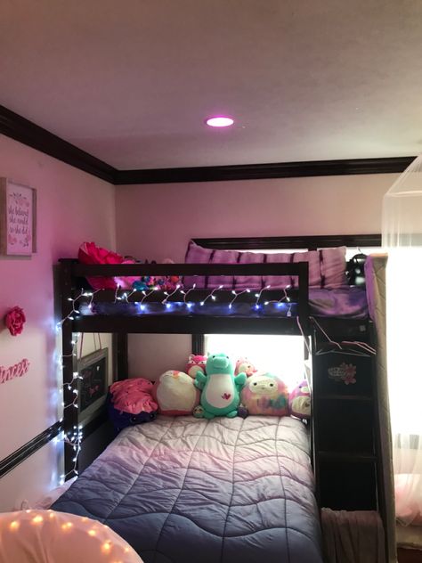 Bunk Bed Plan, Big Girl Bedrooms, Bedroom Decor For Teen Girls, Bedroom Setup, Simple Room, Girl Bedroom Designs, Pretty Bedroom, Cute Bedroom Decor, Room Transformation