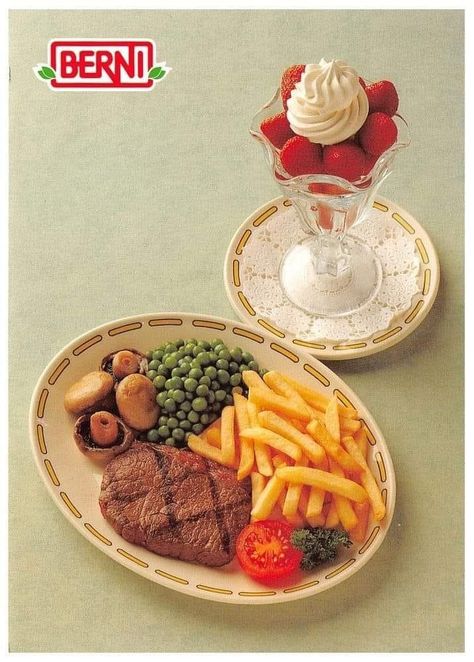 Steakhouse Steak, 1950s Food, Prawn Cocktail, Retro Food, Child Hood, Diner Recipes, Food Ads, Retro Recipes, Old Recipes