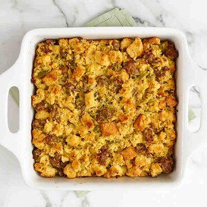 Martha Stewart Cornbread Stuffing, Martha Stewart Stuffing Recipes, Martha Stewart Stuffing, Martha Stewart Thanksgiving Recipes, Best Cornbread Stuffing, Cornbread And Sausage, Cornbread Sausage Stuffing, Stuffing With Sausage, Thanksgiving Recipes Side Dishes Veggies