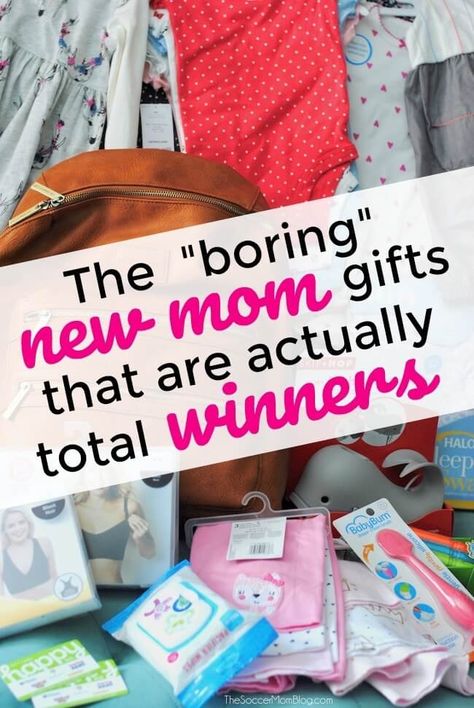 When it comes to new mom gifts, these 5 baby care essentials might seem "boring" but they are ALWAYS winners! Click for the list! Classic Baby Books, Baby Shower Host, New Mom Gifts, Baby Shower Registry, Baby Care Essentials, Baby Shower Gift Basket, Diy Baby Shower Gifts, Baby Baskets, Baby Gift Basket