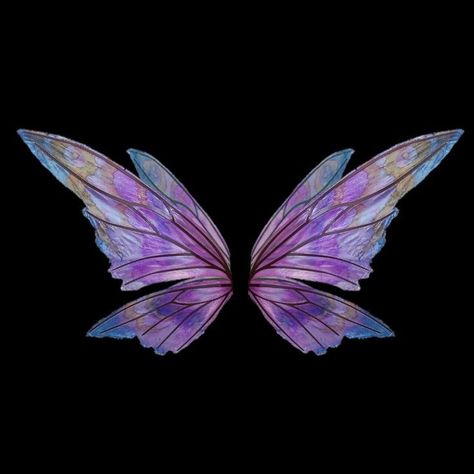 Ych Clothes, Fairy Wings Aesthetic, Purple Fairy Wings, Fairy King, Forgotten Memories, Wings Png, Butterfly Wallpaper Iphone, Wings Art, Fairy Aesthetic