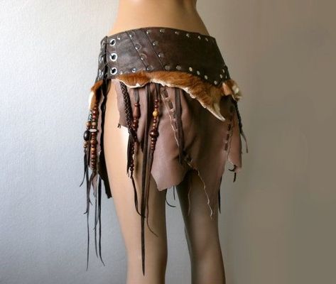 Dream Warriors, Fur Skirt, Brown Leather Skirt, Viking Dress, Viking Costume, Braids With Beads, Up Costumes, Dress Up Costumes, Costume Outfits