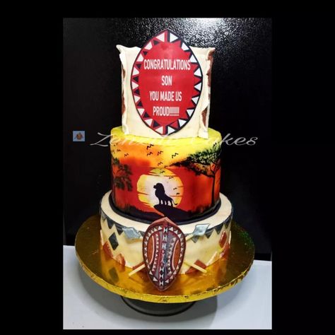 This is an African traditional cake for an initiation Ceremony African Cake, Traditional Cakes, Themed Cakes, Cake Ideas, Diaper Cake, Birthday Cake, The Incredibles, Cake, Birthday