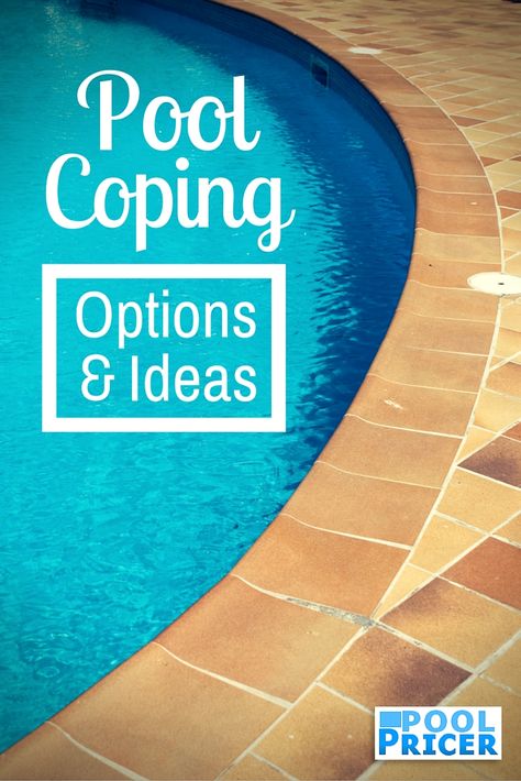 Options and ideas for inground pool coping: http://www.poolpricer.com/inground-pool-coping/ Small Pool Landscape, Inground Pool Coping, Vinyl Pools Inground, Pool Deck Ideas Inground, Stone Pool Coping, Pool Landscaping Ideas, Inground Pool Designs, Inground Pool Landscaping, Travertine Pool Coping