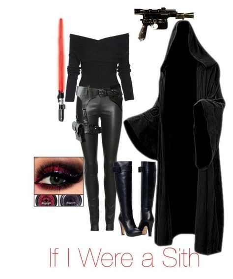 Star Wars Inspired Outfits Dark Side, Star Wars Outfit Ideas, Last Minute Cosplay, Plus Size Disney Outfits, Star Wars Inspired Outfits, Ideas For Halloween Costumes, Kylo Ren Cosplay, Sith Cosplay, Ren Cosplay