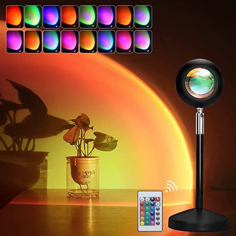 Photography Room Decor, Modern Kids Bedrooms, Sunlight Lamp, Sunset Projection Lamp, Rainbow Night Light, Photography Room, Sun Lamp, Sunset Lamp, Projection Lamp