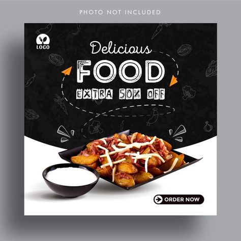 Food Special Offer Poster Design, Cafe Offer Poster, Food Offer Poster Design, Special Offer Poster Design, Special Offer Poster, Offer Poster Design, Posters In Photoshop, Food Post Design, Offer Social Media Post