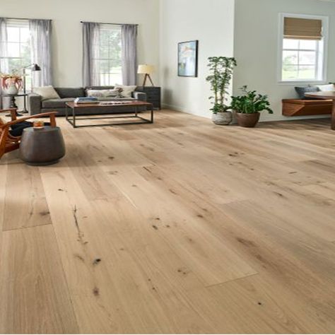 Mannington Sanctuary Shell Hardwood Plank Flooring, Carpet Store, Floating Floor, White Oak Floors, Flooring Trends, Style Deco, Oak Hardwood, Wide Plank, Room Flooring