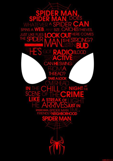 Spider man by rodoalarcon Typography Design Inspiration, Comic Book Collection, Spiderman Movie, Nerd Alert, Amazing Spider, Marvel Universe, Marvel Dc, Typography Design, Marvel Comics