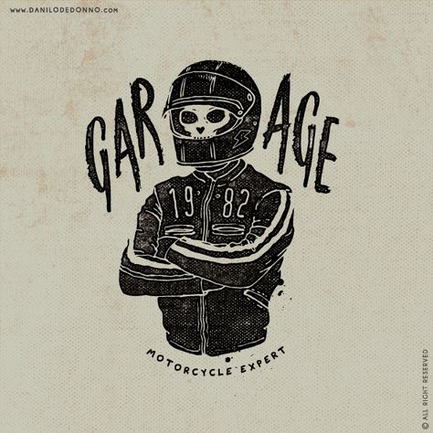 Biker Art Illustration, Garage Illustration, Motorbike Illustration, Biker Logo, Motorcycle Illustration, Bike Illustration, Cafe Racing, Bike Photography, Motor Bike