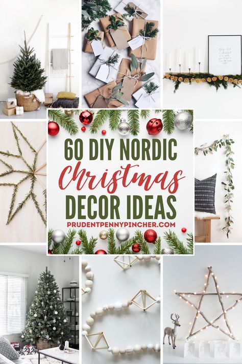 Transform your home into a winter wonderland Nordic house with these Scandinavian style Nordic Christmas decor ideas that will give your home a modern and elegant look. From minimalist Christmas tree ideas to simple DIY christmas wreaths and garlands, there are plenty of Scandinavian christmas decorations for inspiration here. Organic Modern Christmas Decor, Nordic Christmas Decor, Minimalist Christmas Decor Ideas, Christmas Scandinavian Style, Nordic Christmas Decorations, Christmas Candle Centerpiece, Scandinavian Christmas Trees, Minimalist Christmas Decor, Nordic House