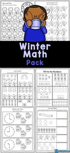 Winter Subtraction Kindergarten, Winter Math Activities For Kindergarten, Winter Activities For Kindergarten Free, Winter Addition Kindergarten, Snow Math Activities, Winter Worksheets For Kindergarten, Winter Worksheets For Kids, Preschool Apple Worksheets, Snow Math