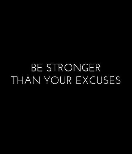 Be stronger than your excuses Good Quotes, Motivation Positive, Vie Motivation, Fitness Quotes, Positive Thoughts, Motivation Inspiration, The Words, Great Quotes, Inspirational Words