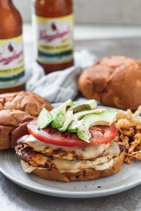 Blackened Chicken Sandwiches with Chipotle Mayo and Gouda Blackened Chicken Sandwich, Gouda Chicken, Chicken Sandwich Recipe, Chipotle Mayo, Blackened Chicken, Chicken Sandwich Recipes, Chicken Sandwiches, For Keeps, Spicy Mayo