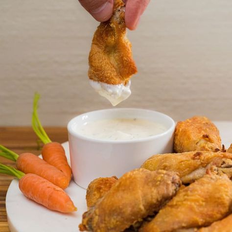 Anova Precision® Oven Recipes | Crispy Chicken Wings Oven Vent, Oven Hood, Crispy Chicken Wings, Air Fried Chicken, Steam Cooking, Fried Chicken Wings, Oven Recipes, Crispy Chicken, Cooking Techniques