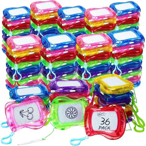 PRICES MAY VARY. Multiple packs: Each paired with a stylus pen with rope attached and a green key ring. magnetic sketch board size: 10*8*1cm/4*3*0.4inch; Mini sizes, fashion and cute design, portable to carry, keep kids away from screens and try to become a artisit now. Exercise kids brain: Encourages kids to use their imagination and helps them develop essential fine motor skills. These essential brain boosting activities help kids learn while they are having fun so that each doodle board becom Classroom Birthday Gifts, Kids Sketch, Magnetic Drawing Board, Goodie Bags For Kids, Backpack Keychain, Mini Doodle, Classroom Birthday, Children Sketch, Party Favors For Kids Birthday