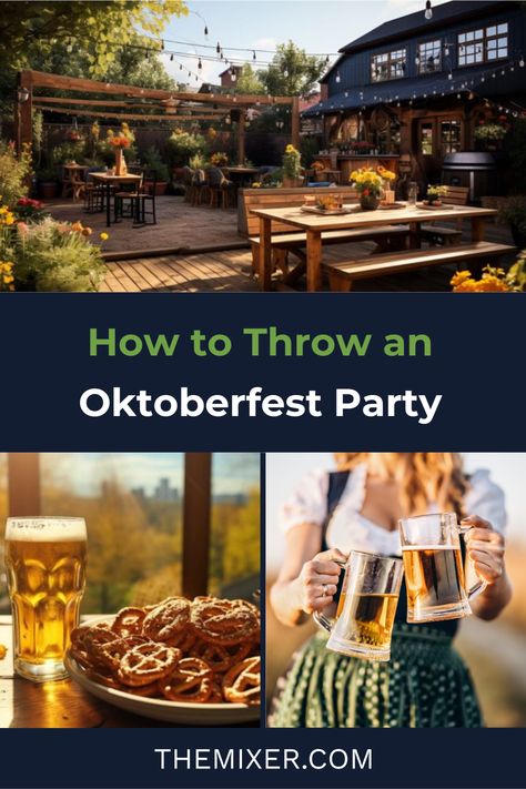 If you’re planning an Oktoberfest party but your shopping list only has ‘beer’ and ‘sausages’ on it, we have got you covered! Follow our easy guide to Bavarian-inspired food, decor, themes, music, and drinks for an event that everyone will love. Dirndls are optional (but super cute!). Bavarian Themed Party, Oktoberfest Party Ideas, Soup Night, Bavarian Cream, Party At Home, Oktoberfest Party, Food Decor, Your Shopping List, Beer Tasting