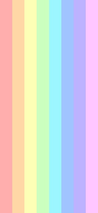 Pastel Rainbow Color Palette - ColorKit Pastel Colors Rainbow, Unicorn Colors Palette, Rainbow Color Palette Pastel, Pastel Fairy Color Palette, Rainbow Pallete Colour, Pastel Color Background Aesthetic, Pastel Rainbow Colour Palette, Pastel Rainbow Mural, Rainbow Pastel Color Palette