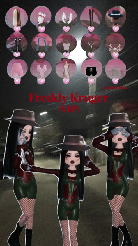 Dress to impress horror movie scary 1st place Freddy Kruger Freddy's Nightmares, Badtz Maru, Street Dress, 1st Place, Elm Street, Nightmare On Elm Street, Freddy Krueger, Don T Know, Dress To Impress