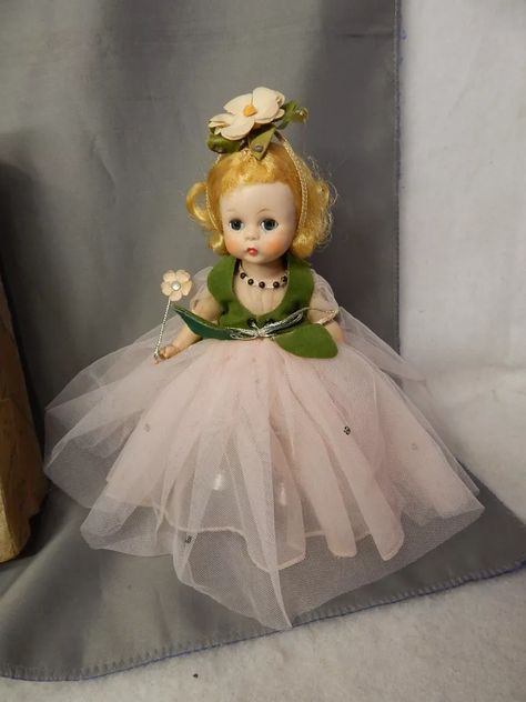 Rare 1956 Madame Alexander Alexander-Kins 8” ROSE FAIRY Doll BKW w/Box | eBay Rose Fairy, Madame Alexander Dolls, Alexander Dolls, Fairy Angel, Madame Alexander, Fairy Dolls, Alexander, Dolls