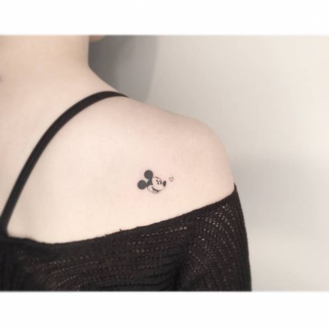 Mickey Mouse Tattoo Behind Ear, Small Mickey Mouse Tattoo, Mickey Mouse Fine Line Tattoo, Mickey Mouse Head Tattoo, Tiny Mickey Tattoo, Fine Line Mickey Mouse Tattoo, Hidden Mickey Tattoo, Mickey Mouse Tattoo, Mickey Tattoo