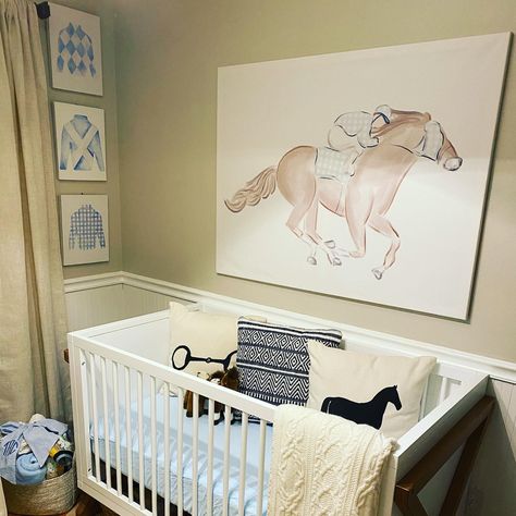 Horses Nursery Theme, Nursery Horse Theme, Horse Themed Nursery, Horse Nursery Girl, Horse Nursery Theme, Boy Nursey, Horse Nursery, Boy Nursery Themes, Yellow Nursery