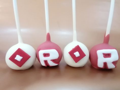 Roblox cake pops Roblox Cake Pops, Bolo Da Hello Kitty, Video Game Cakes, Roblox Party, Roblox Cake, Cakepops, Cake Pops, Birthday Party Ideas, Video Game