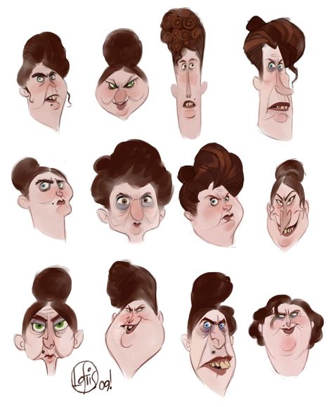 Inspiration Cory Loftis, Tattoo Cherry, Woman Cartoon, 동화 삽화, Cartoon Artwork, Character Design Sketches, Cartoon Faces, Character Design Animation, Animation Design