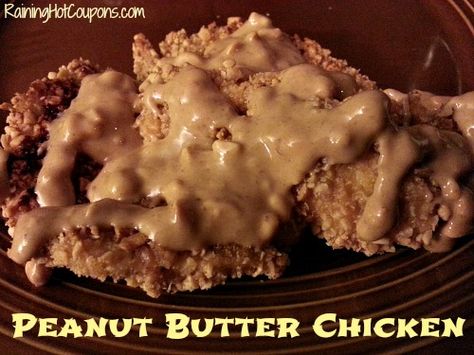 Skip the Take-Out: Peanut Butter Chicken Recipe Peanut Butter Chicken Chinese, Peanut Butter Chicken Recipe, Instapot Recipes Chicken, Chicken Chinese, Peanut Butter Chicken, Breaded Chicken Recipes, Minced Chicken Recipes, Chinese Foods, Chicken Recipes Boneless