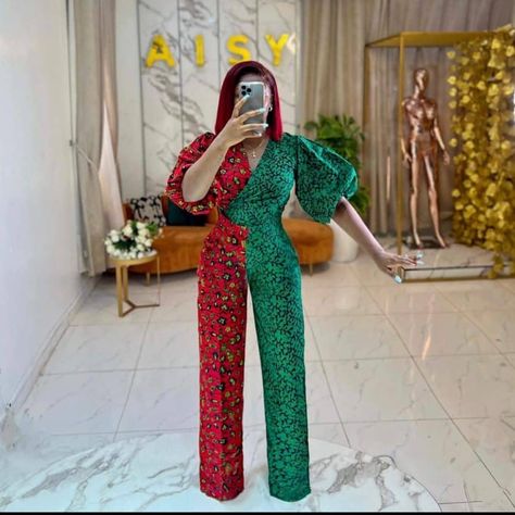 Best and Simple Casual Outfit for Ladies. Ankara Styles For Slim Ladies, Styles For Slim Ladies, African Jumpsuits For Women, Outfit For Ladies, African Jumpsuit, African Print Jumpsuit, Ankara Jumpsuit, Simple Casual Outfits, 2piece Outfits