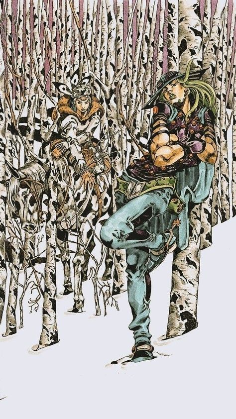 Jjba Manga Wallpaper, Steel Ball Run Manga Panel, Jojo Art Wallpaper, Jojo Manga Wallpaper, Sbr Wallpaper, Steel Ball Run Fanart, Steel Ball Run Wallpaper, Gyro Zeppeli Wallpaper, Steel Ball Run Manga