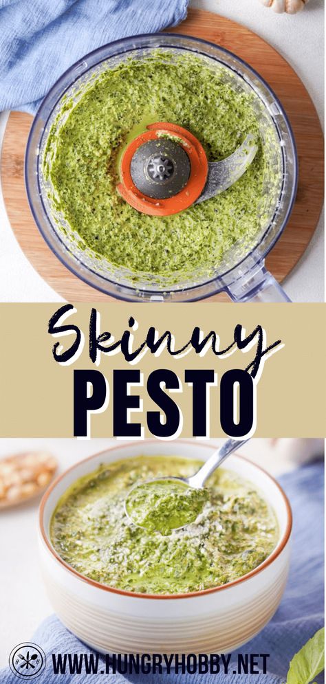 Low Calorie Pesto Recipe, Healthy Pesto Sauce, Healthy Pesto Pasta, Veggies Pizza, Homemade Pesto Recipe, Healthy Pesto, Sandwiches Wraps, Creamy Pesto, How To Make Pesto