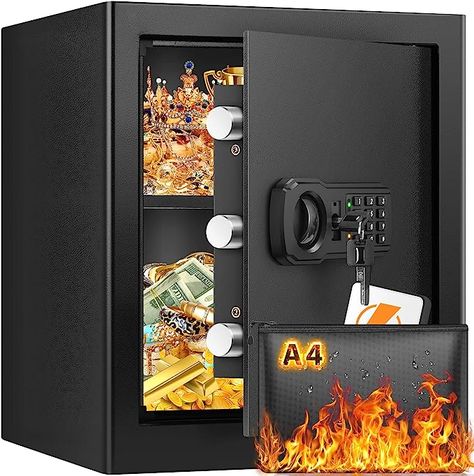 Fireproof Safe, Digital Security, Security Safe, Safe Box, Medicine, Money, Design