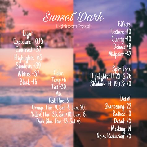 Sky Photo Editing, Dreamy Preset, Dreamy Lightroom Presets, Presets For Iphone, Photo Editing Presets, Sunset Lightroom, Lightroom Aesthetic, Editing Presets, Photo Fix
