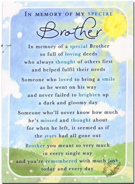 images Miss You Brother Quotes, My Brother Quotes, Brother Poems, Missing My Brother, Big Brother Quotes, Missing You Brother, Happy Birthday In Heaven, Memory Quotes, Quotes Memories