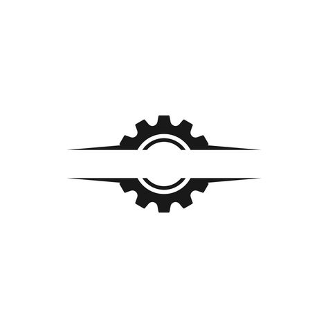 gear logo icon design template vector Gear Aesthetic, Logo Templates Design, Gear Logo Design, Gear Template, Mechanic Logo Design, Workshop Logo, Engineering Logo, Bike Logos Design, Motor Logo