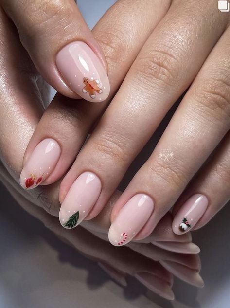 Shellac Nails Fall, Festive Christmas Nails, Christmas Gel, Subtle Nails, Nagel Tips, October Nails, Christmas Gel Nails, Simple Gel Nails, Minimal Nails