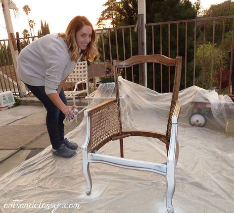 cane back chair diy tutorial from drab to fab in 10 steps, painted furniture Cane Back Chair Makeover, Cane Chair Redo, Reupholstering Furniture, Cane Weaving, Repair Furniture, Reupholster Chair Dining, Cane Chairs, Diy Upholstery, Chair Diy