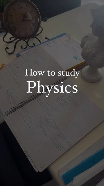 ˗ˏˋ STUDY ˊˎ˗ AESTHETIC • Pro: GIRLS IN STEM on Instagram: "how to study physics ⬇️ ☄️𝐨𝐯𝐞𝐫𝐯𝐢𝐞𝐰 An overview of your course can help you organize your efforts and increase your efficiency. To understand and retain data or formulas, you should see the underlying principles and connecting themes. ☄️𝐫𝐞𝐚𝐝 𝐚𝐜𝐭𝐢𝐯𝐞𝐥𝐲 Read actively with questions in mind. A passive approach to reading physics wastes your time. Read with a pencil and paper beside the book to jot down questions and notes Studying For Physics, How To Study Like A Pro, Study Physics Aesthetic, Physics Girl Aesthetic, Studying Physics Aesthetic, Physics Student Aesthetic, Physics Girl, Aesthetic Study Notes, Stem Girl