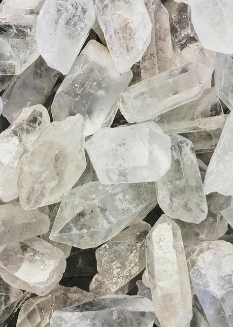 Quartz Points, Clear Quartz, In The Middle, The Middle, Crystals, White, Instagram