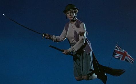 Miss Eglantine Price - Bedknobs and Broomsticks - Angela Lansbury Weather Magic, Disney References, Bedknobs And Broomsticks, Which Witch, Angela Lansbury, Judy Hopps, Hooray For Hollywood, Live Action Movie, Laughing And Crying