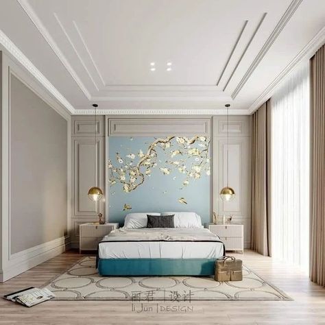 Bedroom Design ✨️| Interior design ✨️👌 . . . . #trendingpost #bedroomtour #luxurybedroomdesign #smartlighting #bedroominteriors #trendinginterior #mainbedroom #luxuryinteriordesign #bedroomdecor #lightingdesign #bedroomdesign #glamhomedecor #sethiglassplywood #bedroominteriorstyping #maximalistinteriors #beforeandafter #explorepage #deadpoolandwolverine #gtvspbks #interiordesign #fypシ゚viralシ #dreaminteriors #bedroominterior #funnycats Bedroom Celling Design Master Classic, New False Ceiling Design For Bedroom, Modern False Ceiling Design Living Rooms Master Bedrooms, New Ceiling Design Bedroom 2024, False Celling Design Bedroom, False Ceiling Groove Design, False Ceiling Design With Fan, Modern Bedroom False Ceiling Design, Fallceiling Designs