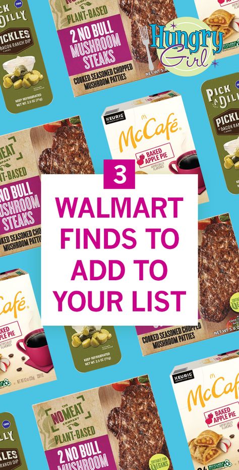 Mushroom Steaks, Walmart Food, Walmart Haul, Hungry Girl Recipes, Pie Flavors, Steak And Mushrooms, Baked Apple Pie, Flavored Coffee, Turkey Soup