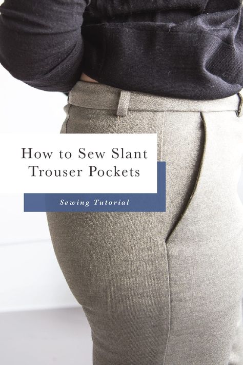 How To Sew A Pocket On Pants, Sew Pockets On Pants, How To Sew Pockets Into Pants, Pants Pocket Pattern, Modified Clothing, Jeans Tutorial, Closet Core Patterns, Pants Tutorial, Sewing Pockets