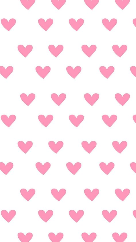 Pink Hearts Wallpaper, Hearts Wallpaper, Ios Wallpaper, Pink Hearts, Valentine's Day, Ios, Wallpapers, Pattern, Pink