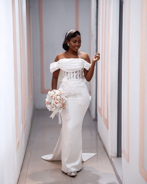 Give a chance to diversity of ideas don’t limit yourself. Sometimes a pencil dress can be worn as a wedding dress too. I shared this beautiful idea she accepted 100% and there she is, slaying that dress on her one and only Wedding Ceremony as a beautiful bride 😍. She is so beautiful 😍 Everything screams CLASSY AND MINIMAL. She’s definitely a queen🫶🤍 #whereluxurymeetscouture Congratulations gorgeous on your new journey and thank you for trusting us. Event: Wedding day • ◾️TEAM: Bride @ki... That Dress, A Wedding Dress, Team Bride, New Journey, Of Ideas, Pencil Dress, Beautiful Bride, One And Only, Wedding Ceremony