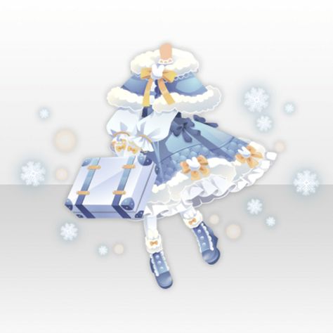 Cocoppa Outfit, Snow Rabbit, Anime Snow, Play Snow, Medieval Outfit, Fluffy Snow, Kawaii Outfit Ideas, Play Outfit, Art Outfits